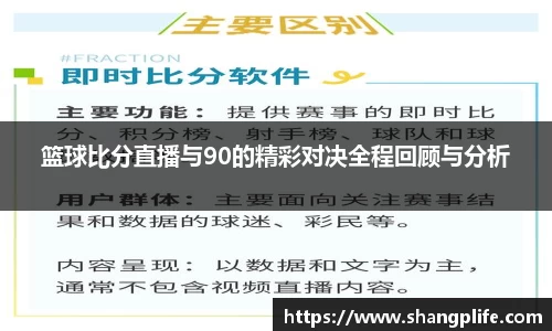 篮球比分直播与90的精彩对决全程回顾与分析