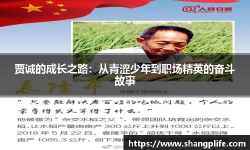 贾诚的成长之路：从青涩少年到职场精英的奋斗故事